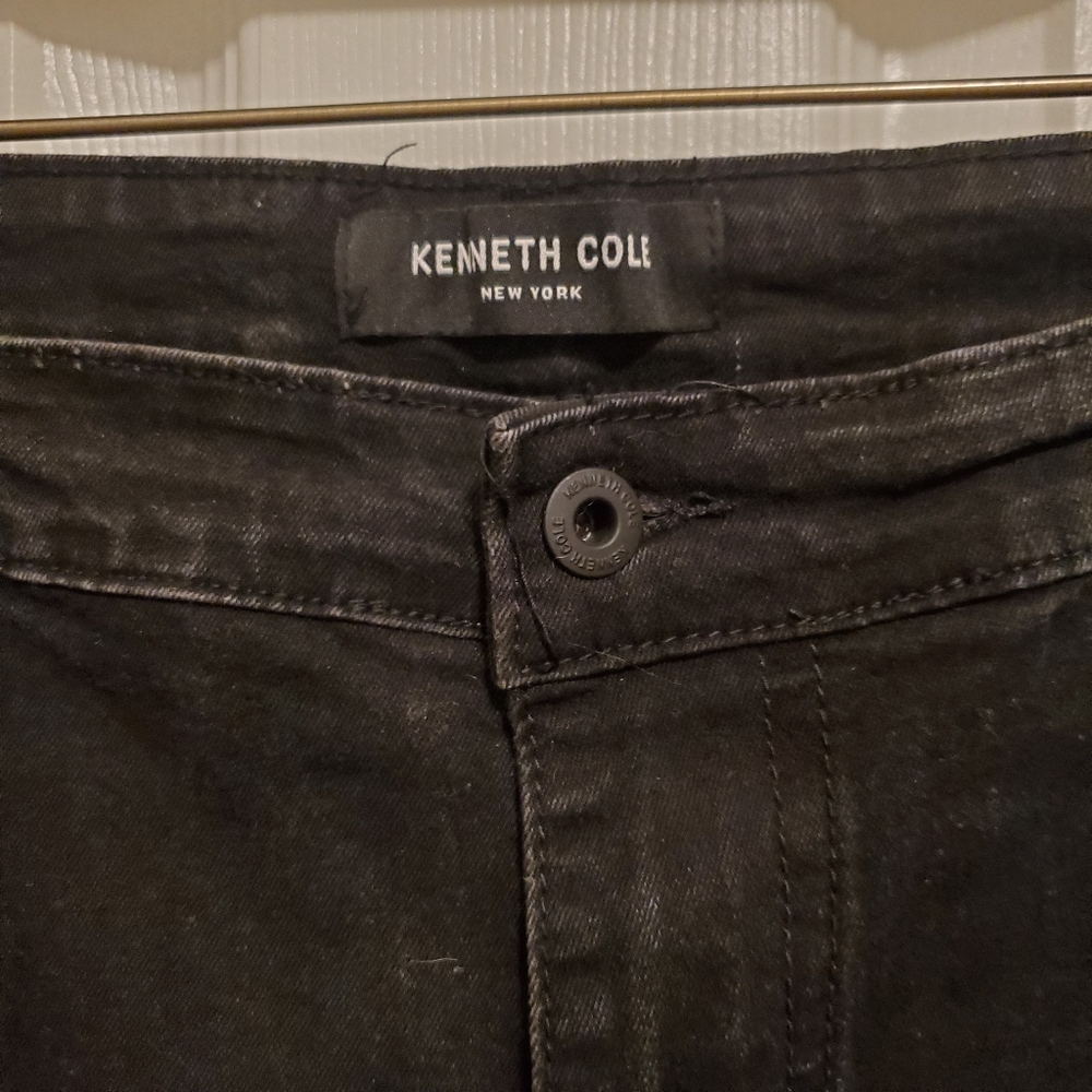 Mens Kenneth Cole Black Jeans Size 40x30